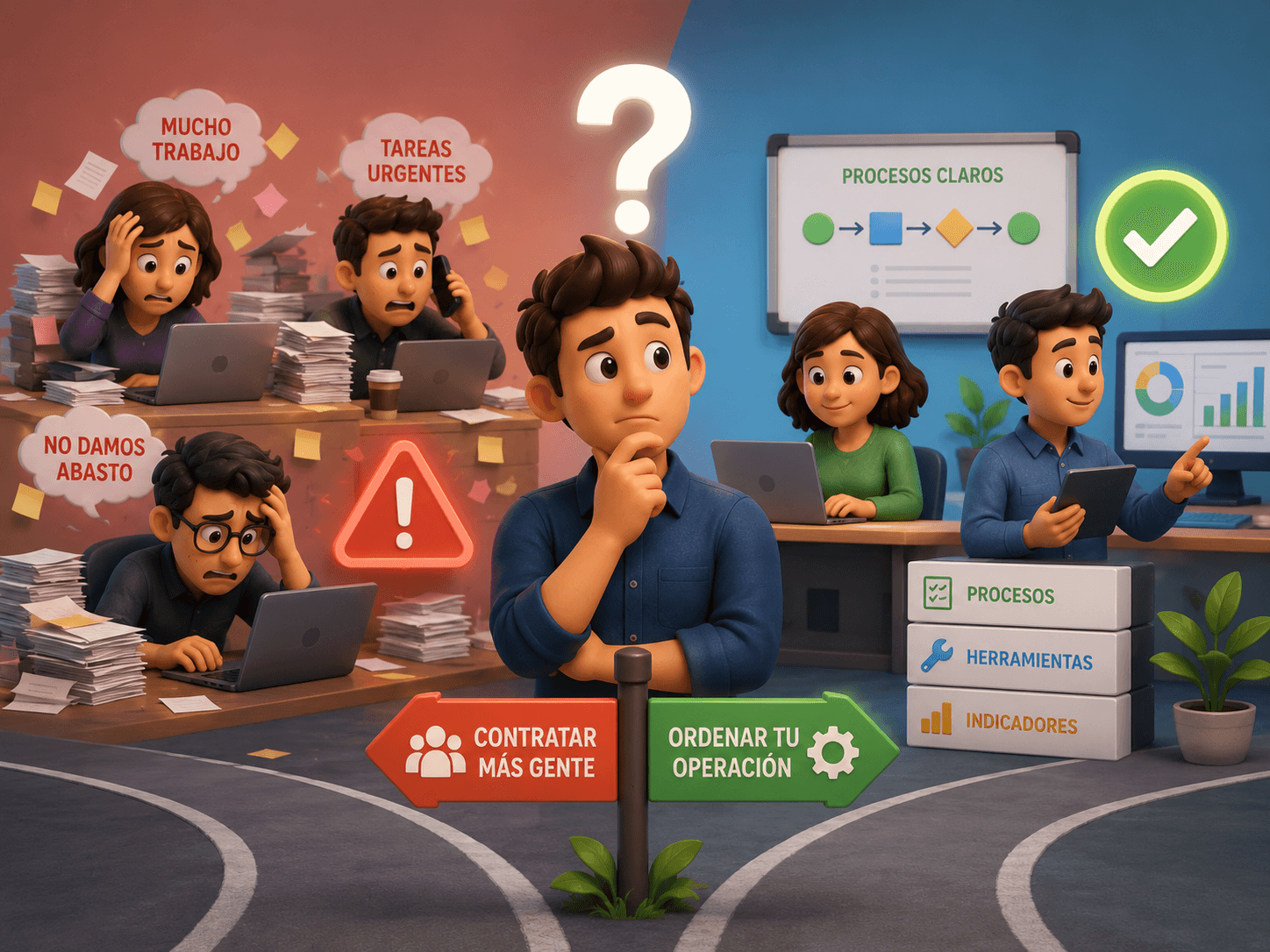 ¿Cómo saber si hay que contratar más gente u ordenar tu operación?